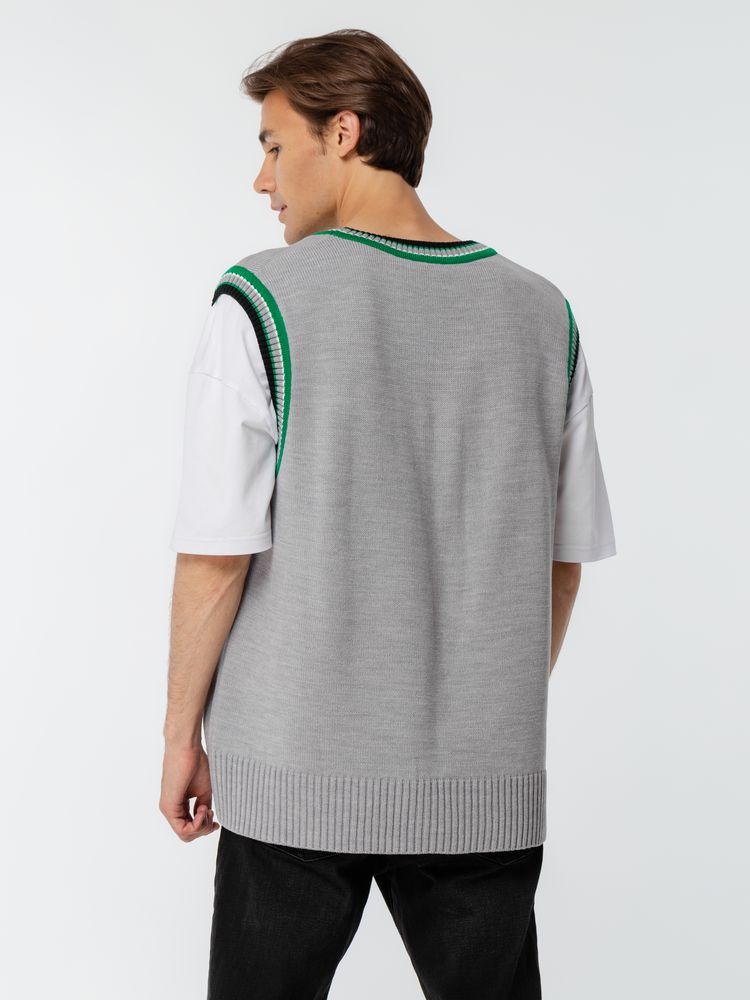 Жилет оверсайз унисекс Cornell в сумке, светло-серый, размер L/XL (Изображение 12)