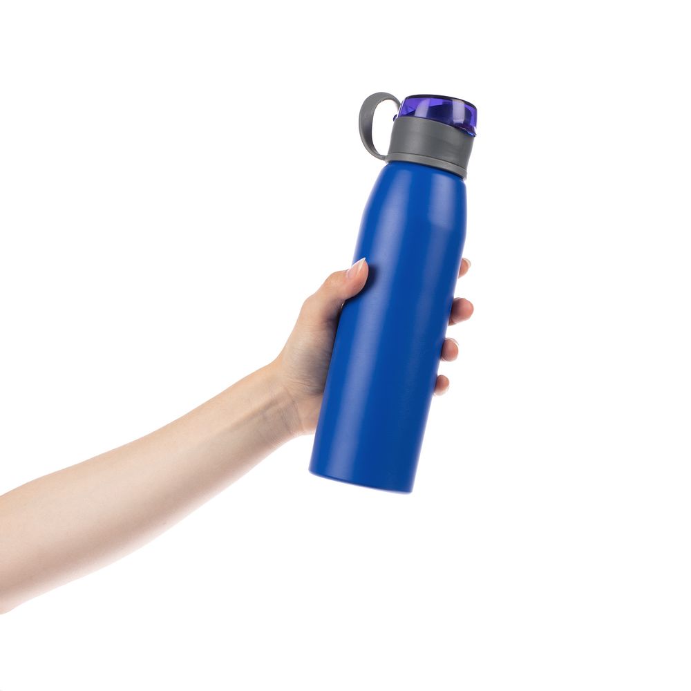 Бутылка для воды Billy Gym, матовая синяя (Изображение 4)