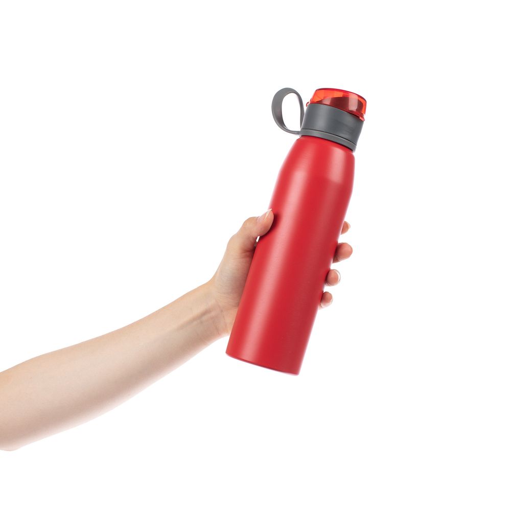 Бутылка для воды Billy Gym, матовая красная (Изображение 4)
