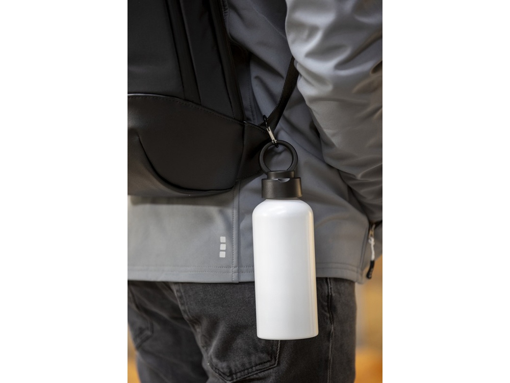 Бутылка для воды Trinity из переработанного алюминия (белый)  (Изображение 6)
