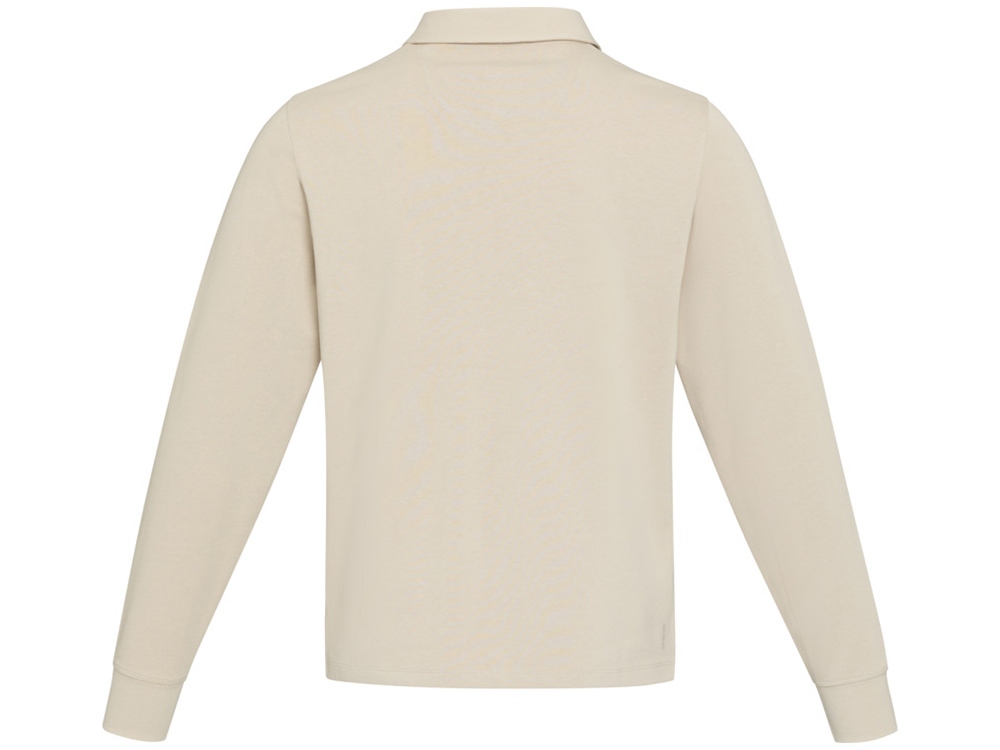 Толстовка-поло Clyde унисекс (бежевый) 2XS (Изображение 3)