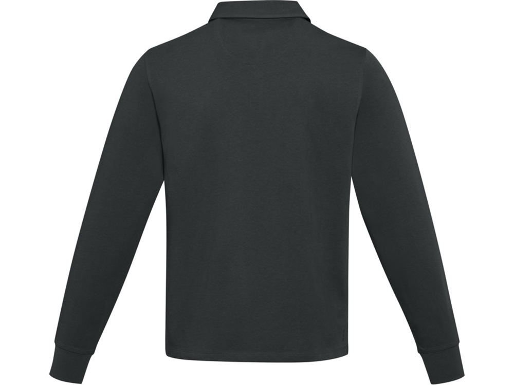 Толстовка-поло Clyde унисекс (черный) L (Изображение 3)