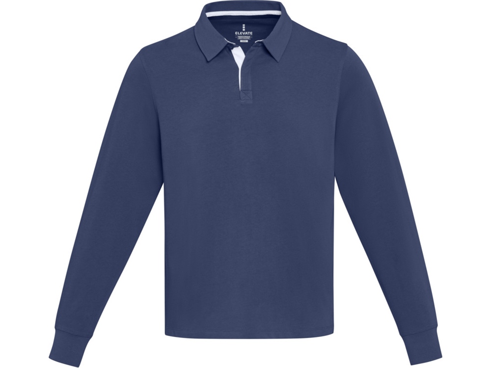 Толстовка-поло Clyde унисекс (navy) L (Изображение 2)