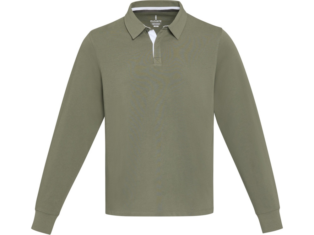 Толстовка-поло Clyde унисекс (зеленый) 2XL (Изображение 2)