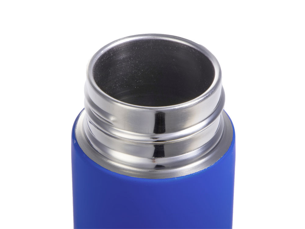 Вакуумный термос Scout, soft-touch, 235 мл, тубус (синий)  (Изображение 4)