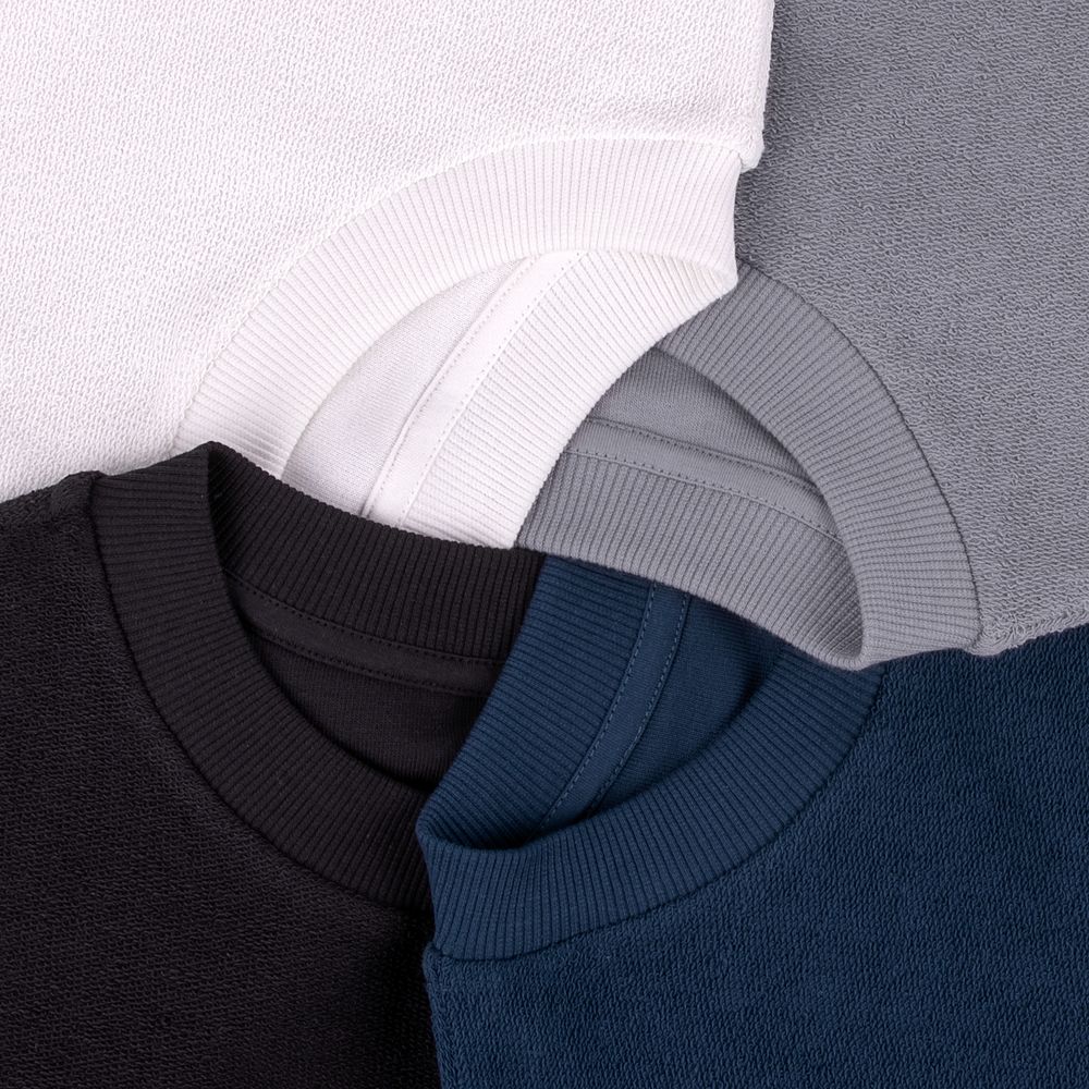 Свитшот оверсайз унисекс Vozduh, темно-синий, размер XS/S (Изображение 4)