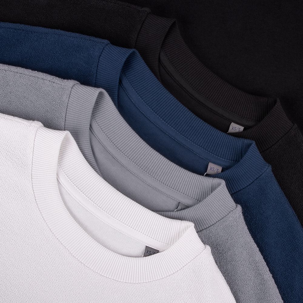 Свитшот оверсайз унисекс Vozduh, темно-синий, размер M/L (Изображение 5)