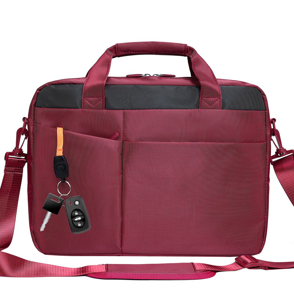 Cумка для ноутбука L245, бордовая (Изображение 9)