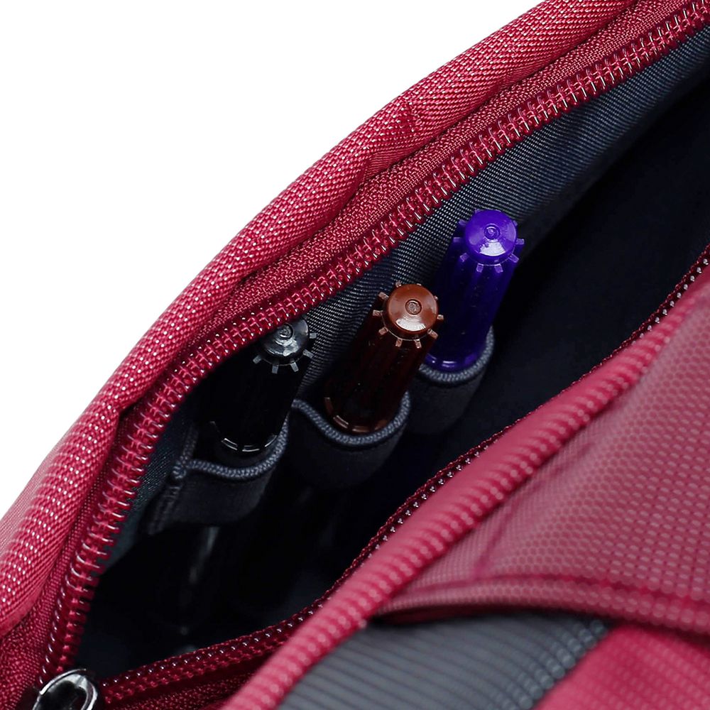 Cумка для ноутбука L245, бордовая (Изображение 11)