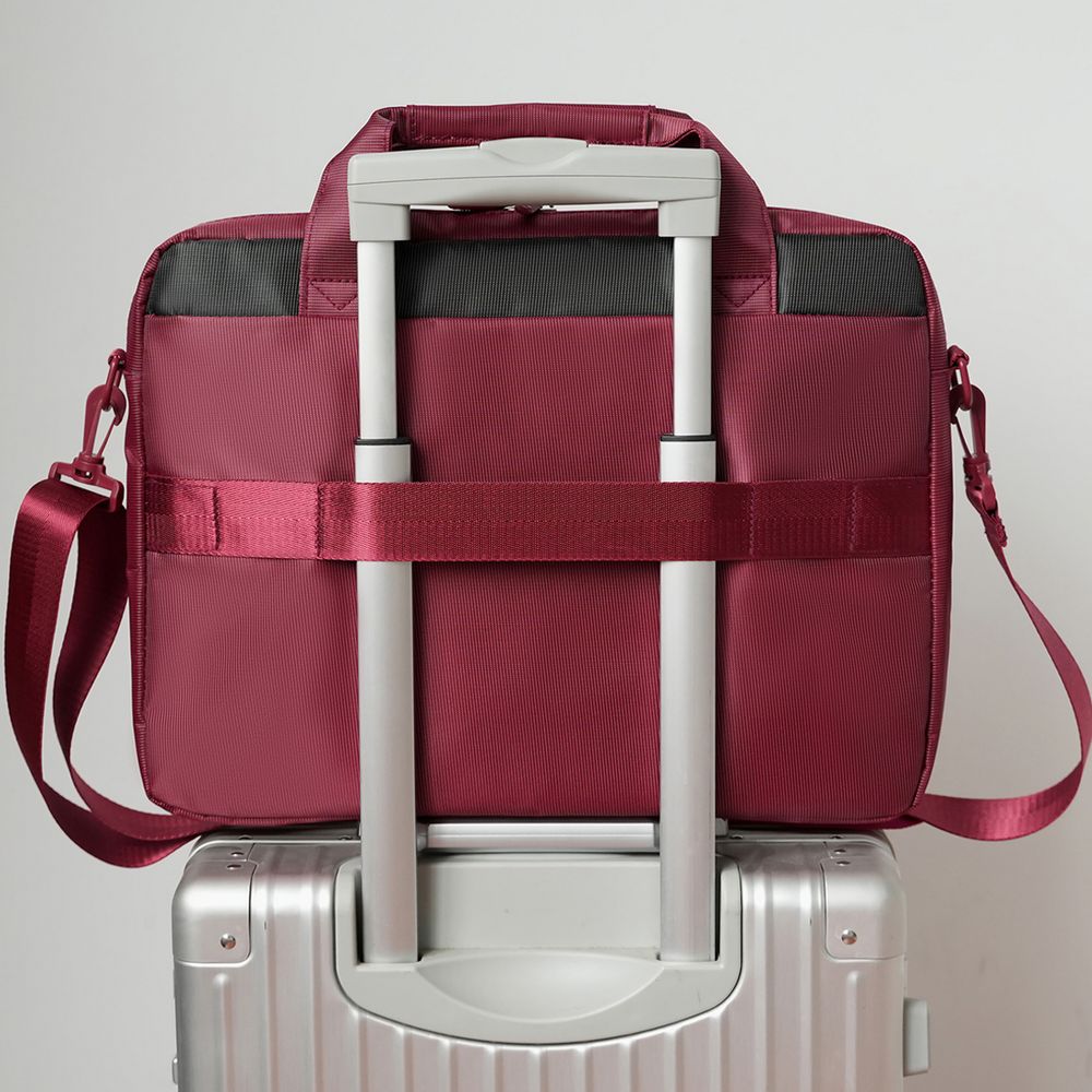 Cумка для ноутбука L245, бордовая (Изображение 15)