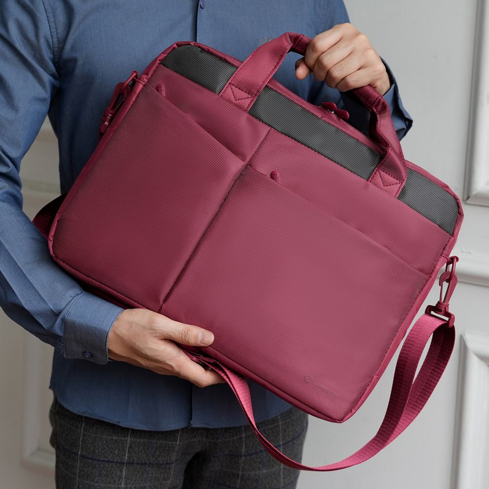 Cумка для ноутбука L245, бордовая (Изображение 16)