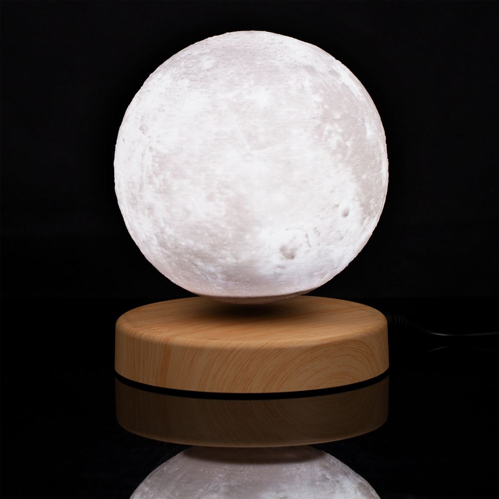Левитирующая луна MoonFlight с пластиковой подставкой (Изображение 2)
