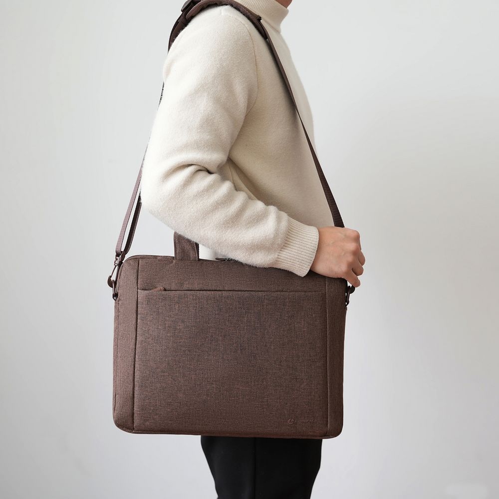 Cумка для ноутбука L224, коричневая (Изображение 12)