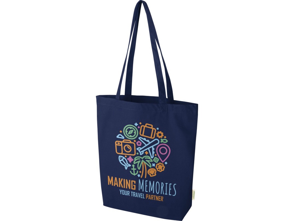 Эко-сумка Orissa (темно-синий)  (Изображение 6)