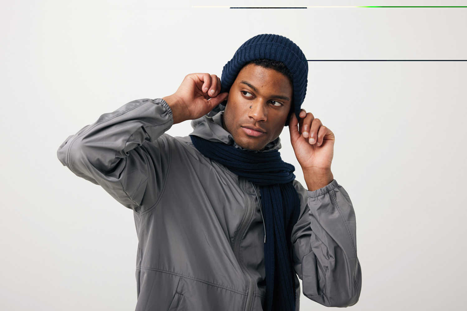 Вязаный шарф Impact из Polylana® AWARE™, 180x25 см (Изображение 5)