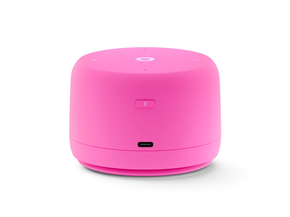 Умная колонка ЯНДЕКС Станция Лайт 2 с Алисой на YaGPT, 6 Вт, цвет: розовый (YNDX-00026PNK) (Изображение 3)