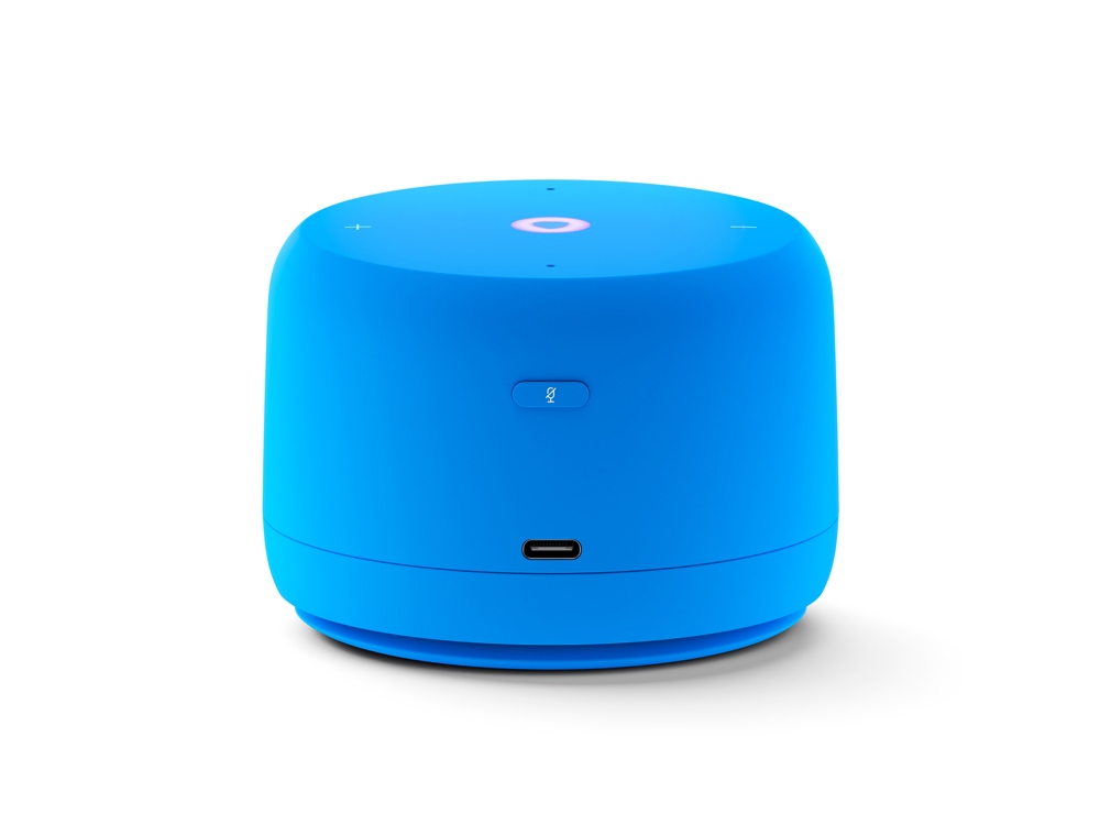 Умная колонка ЯНДЕКС Станция Лайт 2 с Алисой на YaGPT, 6 Вт (синий)  (Изображение 3)