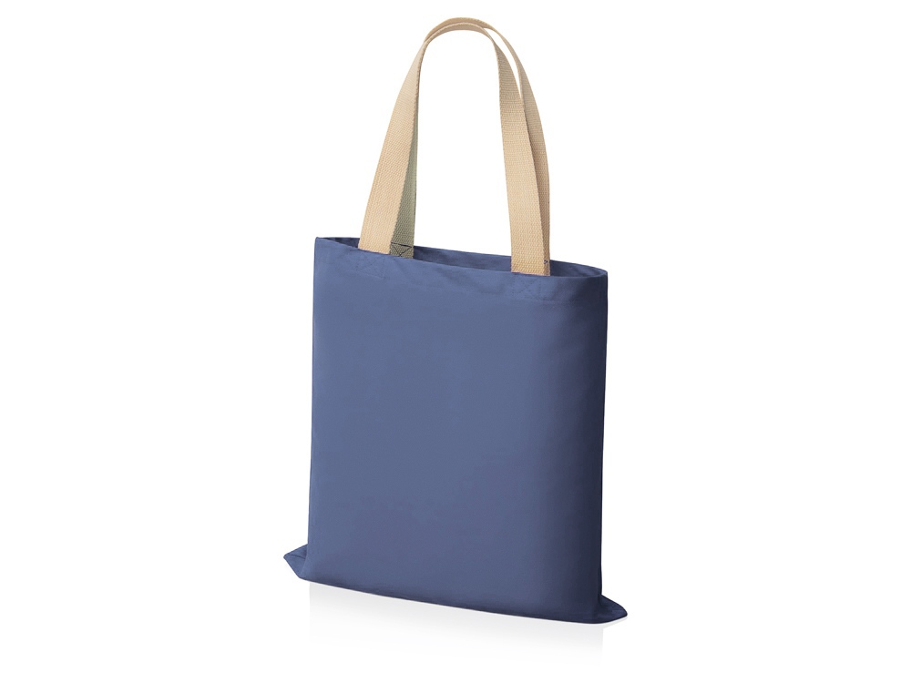 Сумка для шопинга Steady хлопковая с парусиновыми ручками, 260 г/м2 (голубой)  (Изображение 2)