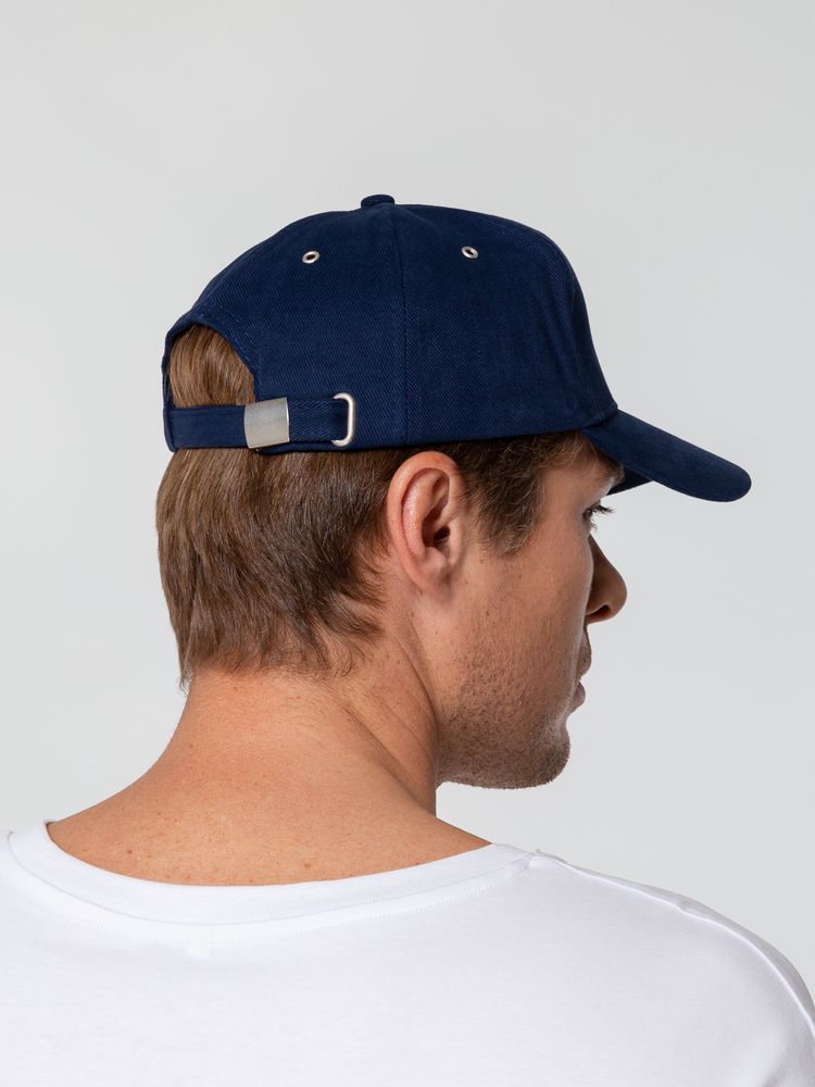 Бейсболка Standard, темно-синяя (Изображение 6)