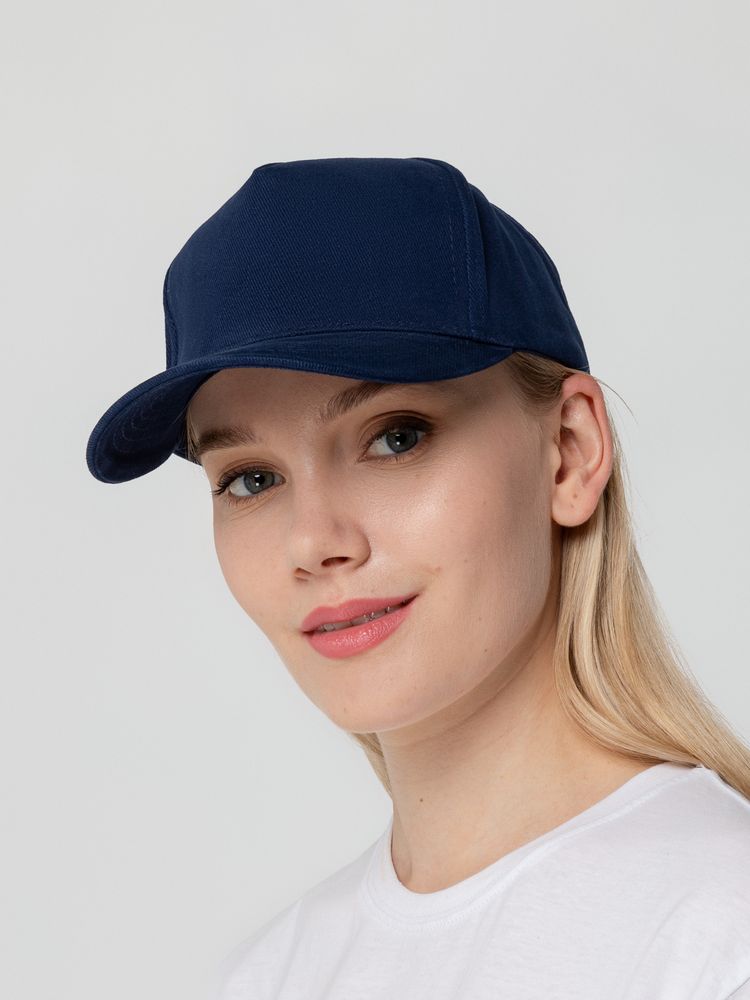 Бейсболка Standard, темно-синяя (Изображение 7)