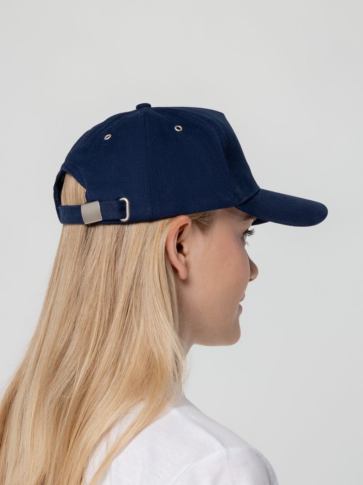 Бейсболка Standard, темно-синяя (Изображение 8)