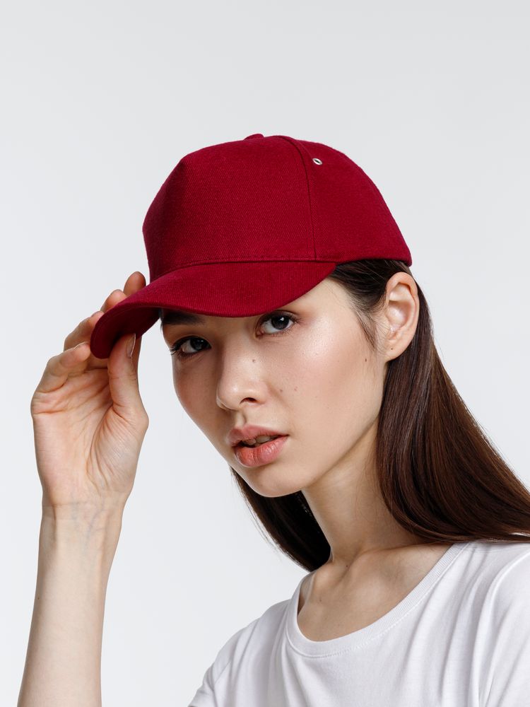Бейсболка Standard, бордовая (Изображение 4)