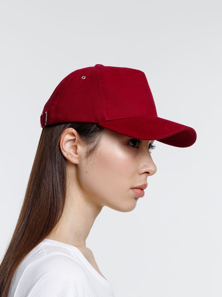 Бейсболка Standard, бордовая (Изображение 6)