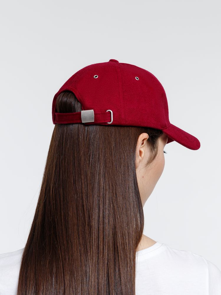 Бейсболка Standard, бордовая (Изображение 7)