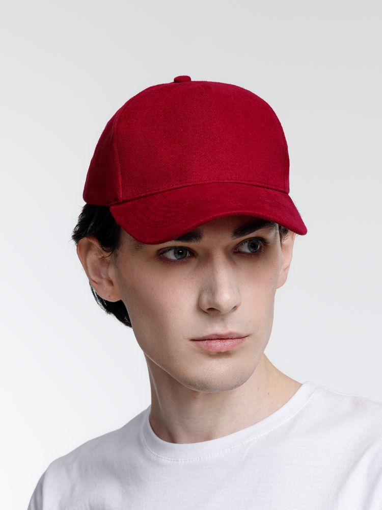 Бейсболка Standard, бордовая (Изображение 8)