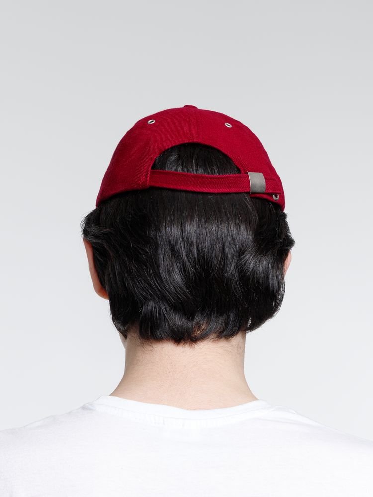 Бейсболка Standard, бордовая (Изображение 10)