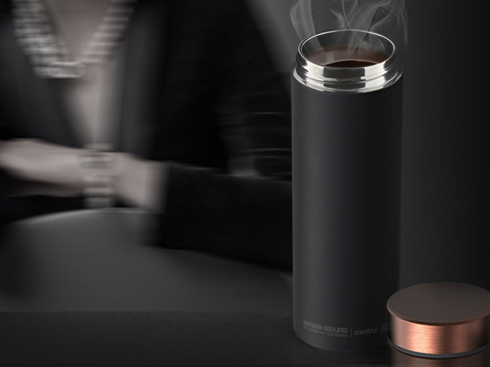 Термос LE BATON (черный/медный)  (Изображение 4)