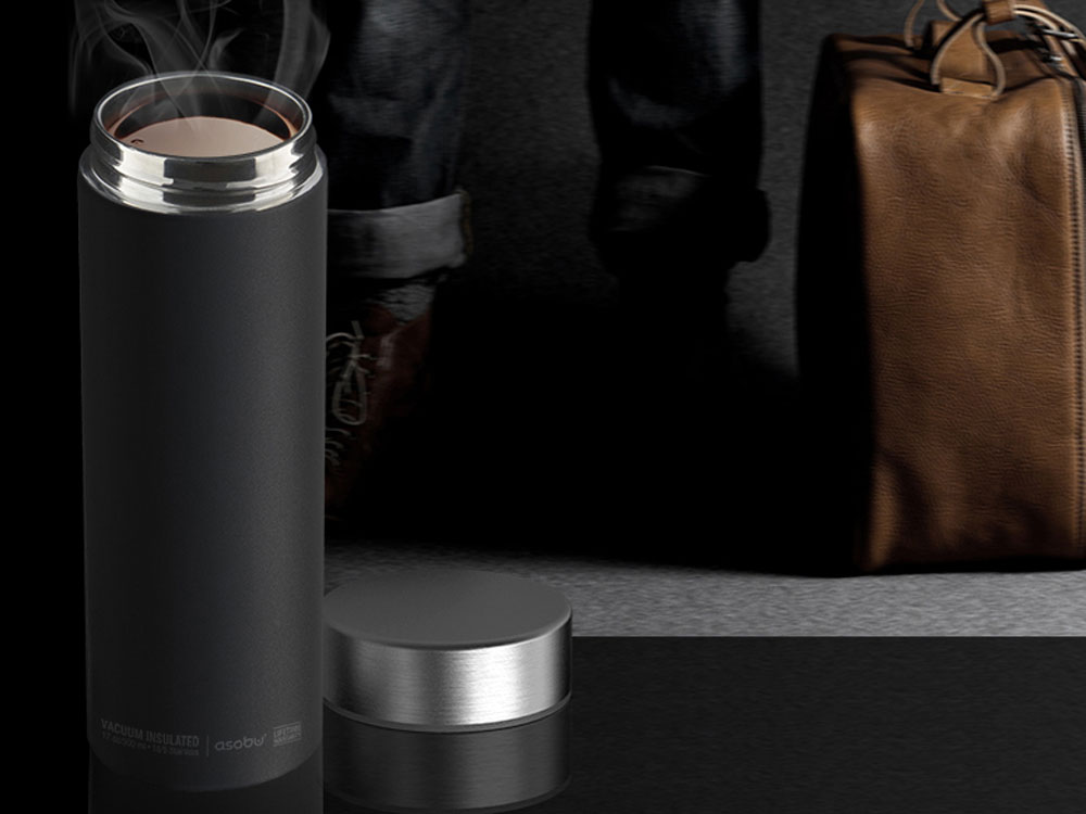 Термос LE BATON (черный/серебристый)  (Изображение 10)