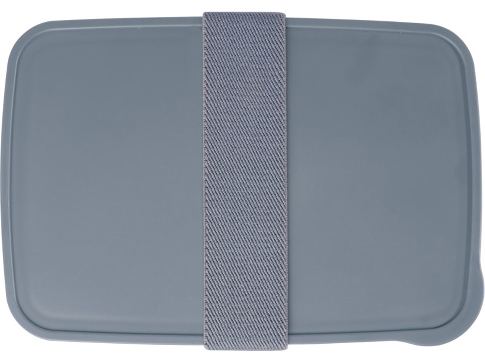 Контейнер для завтрака Dovi из переработанного пластика (серый)  (Изображение 2)