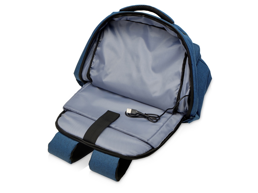 Антикражный рюкзак Zest для ноутбука 15.6' (синий)  (Изображение 3)