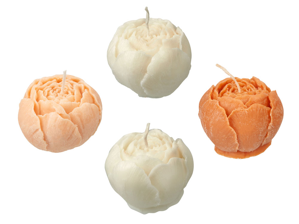 Набор свечей на подставке Пионы (Р) (Изображение 3)