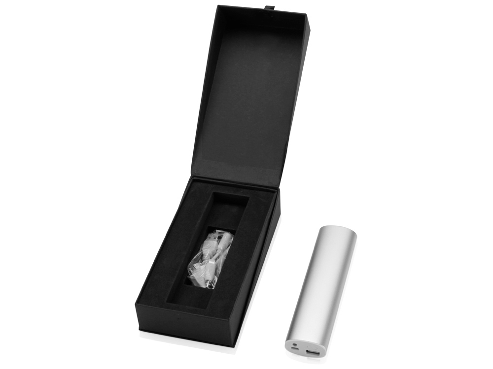 Внешний аккумулятор Спайк, 8000 mAh (серебристый)  (Изображение 7)