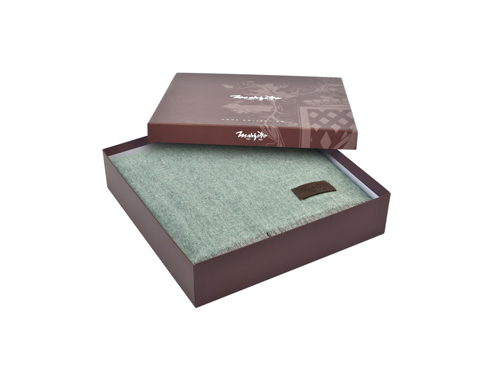 Плед MARZOTTO ERA BLEND 1620, зеленый (Изображение 4)