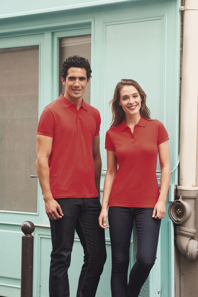 Рубашка поло мужская Perfect Men 180, песочная, размер L (Изображение 5)