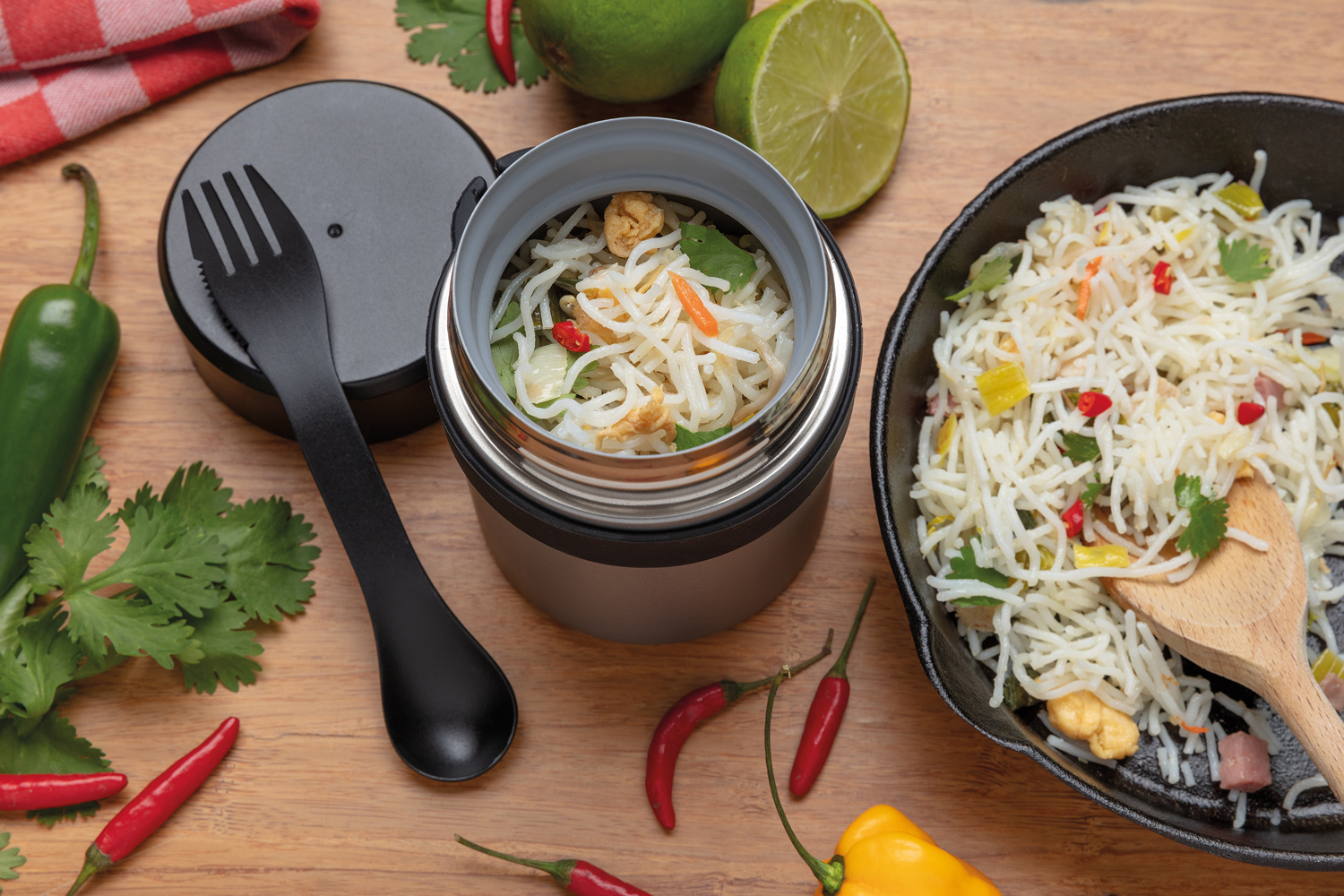 Вакуумный термос для еды Bogota с керамическим напылением, 400 мл (Изображение 4)