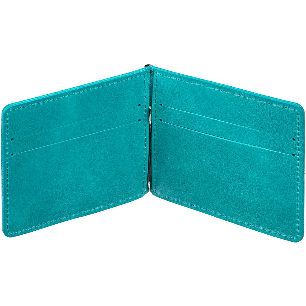 Зажим для купюр Apache, бирюзовый (Изображение 4)