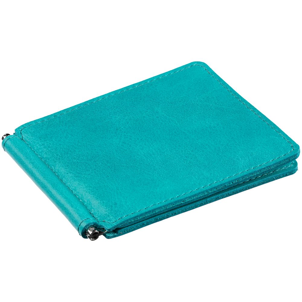 Зажим для купюр Apache, бирюзовый (Изображение 5)