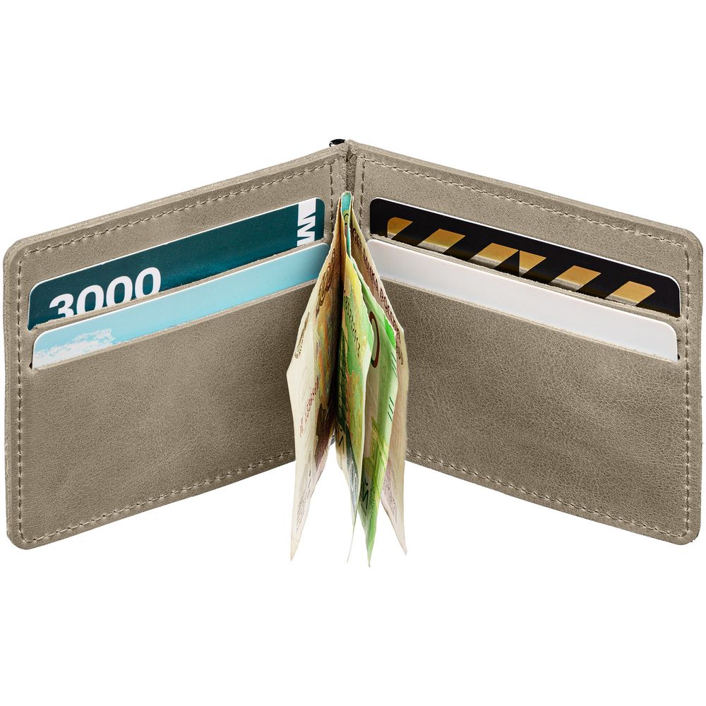 Зажим для купюр Apache, серый (Изображение 6)