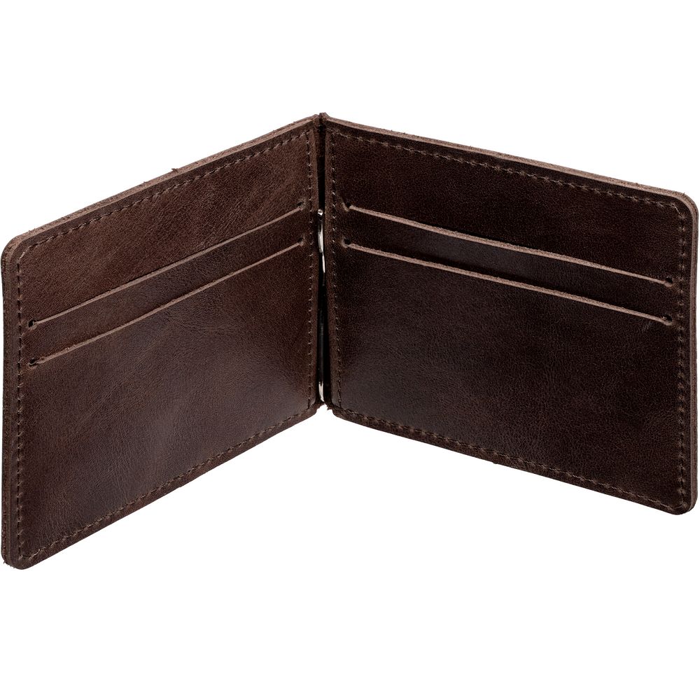 Зажим для купюр Apache, темно-коричневый (Изображение 5)