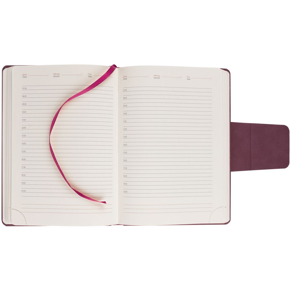 Ежедневник Capital, недатированный, бордовый (Изображение 7)
