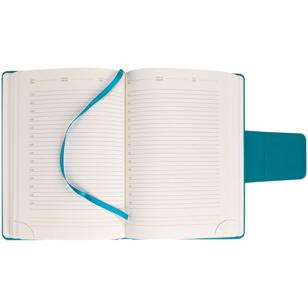 Ежедневник Capital, недатированный, бирюзовый (Изображение 5)