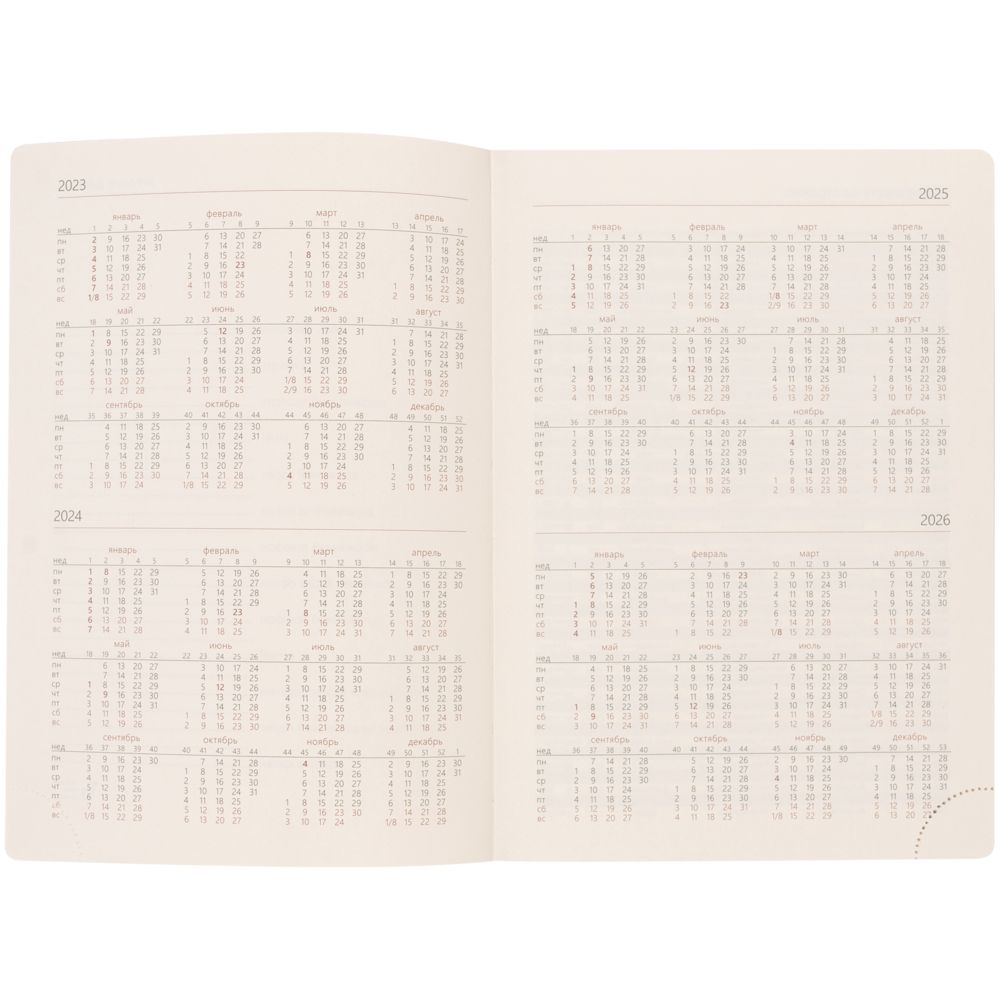 Ежедневник Capital, недатированный, бирюзовый (Изображение 6)