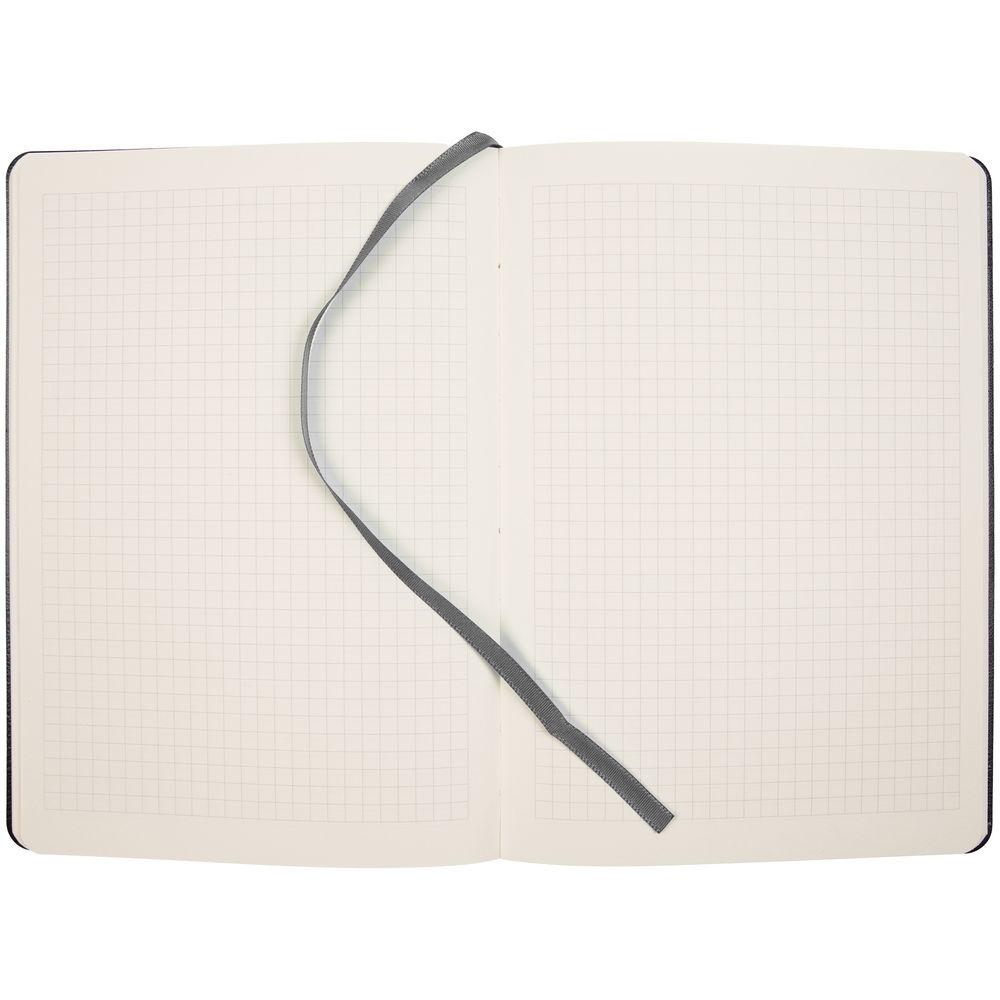 Блокнот Verso в клетку, темно-серый (Изображение 6)