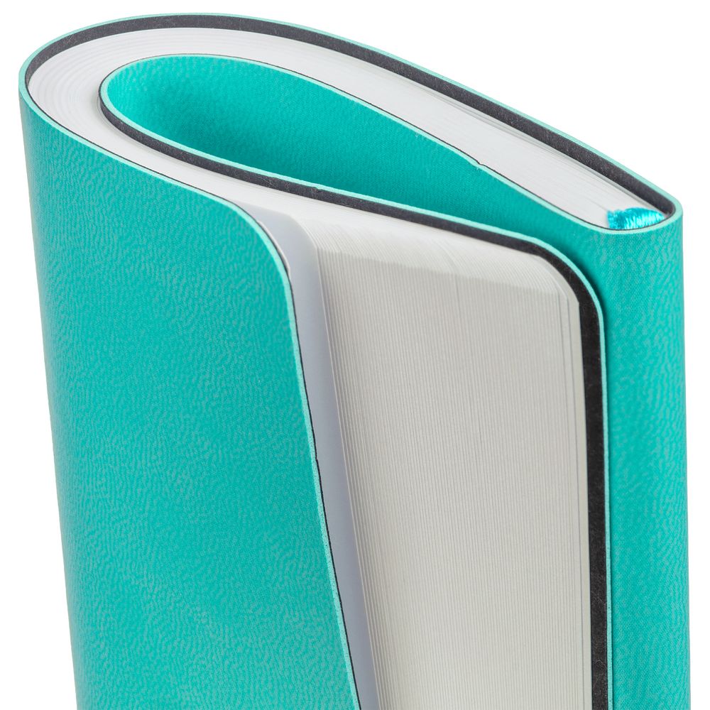 Блокнот Verso в клетку, бирюзовый (Изображение 3)