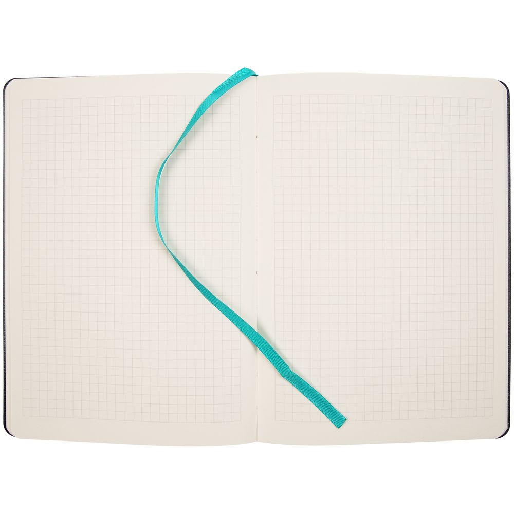 Блокнот Verso в клетку, бирюзовый (Изображение 4)