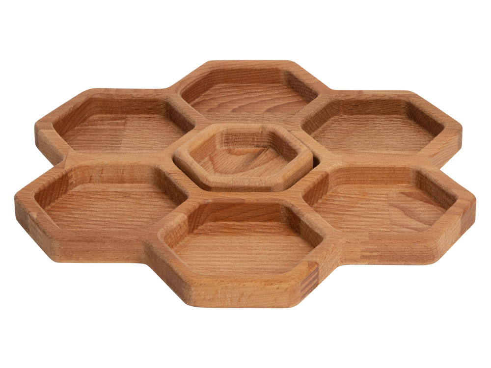 Менажница соты с одной соусницей Соты (Р) (Изображение 7)